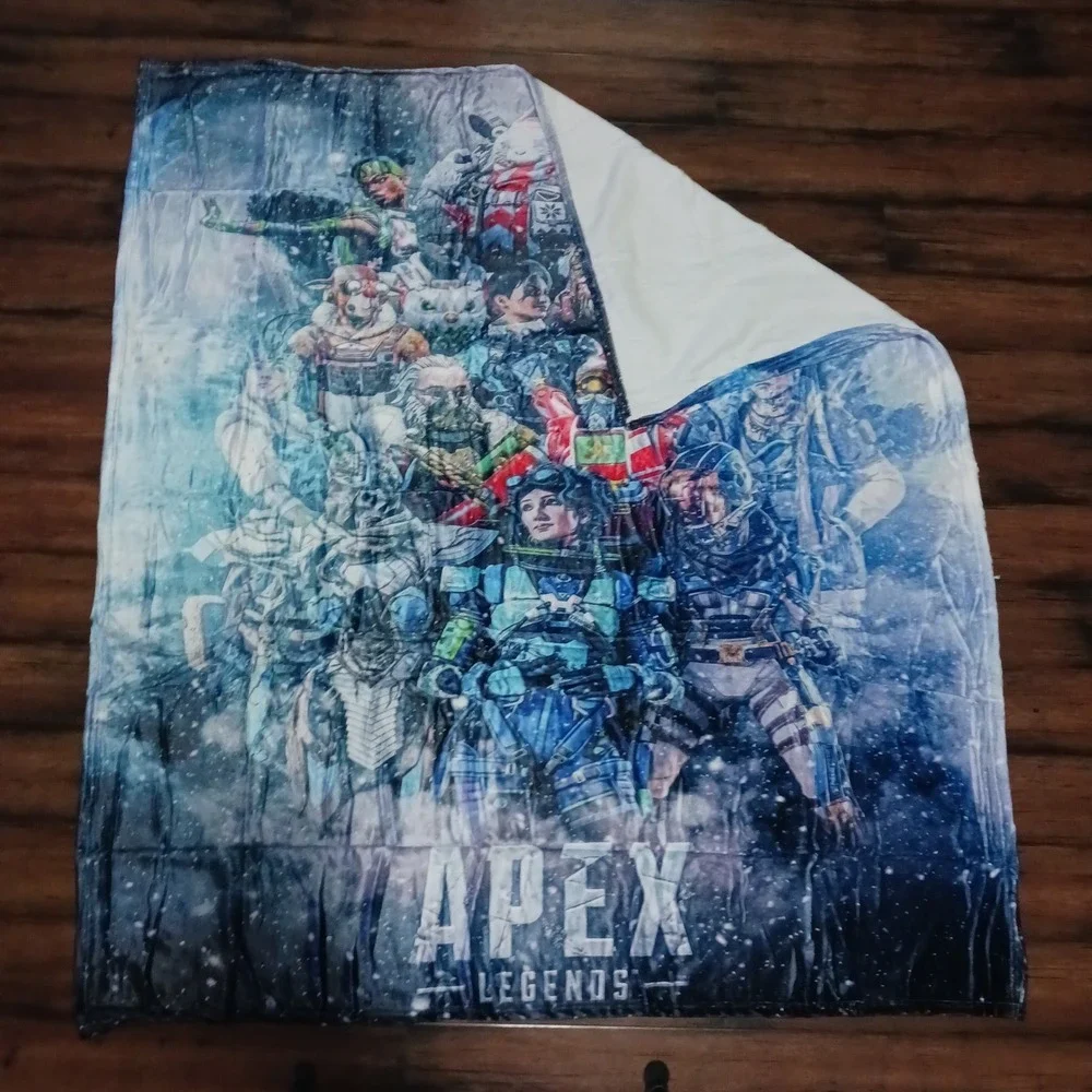 Apex Legends Fleece Throw Blanket 60x50 Winter Character Print Gaming Decor